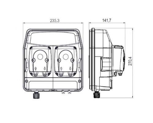 Авт.станция дозир и контр. eTWIN PER  PH/RX 3.0L-3.0 230V FULL/CXB8002151ER/