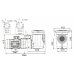 Насос FCP-10AN с префильтром 117-137м³/час(14-10м), 3ф/380В, 8,6/7,5 кВт