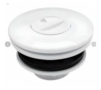 Форсунка подключения пылесоса из ABS-пластика (внутр.) Ø 50, (наруж.) G2"(пленка)