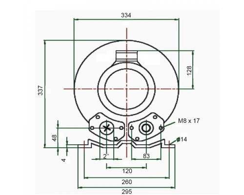 Компрессор HPE 1,60 кВт, 210 м³/ч, 2", 380V