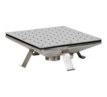Плато аэромассажное 500х500 (плёнка) G2" (внутр.) нерж. AISI-304