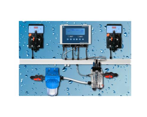 Авт.станция дозир и контр. POOL GUARD-M 7  (PH/CL/T) PANEL(SCL), 0-2 ppm/QPA61010379ER/QPT6101037
