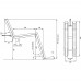 Кресло аэромассажное (плитка) G1½" (внутр.) нерж. AISI-304