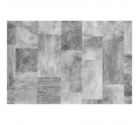 Пленка ПВХ 1,65х25,00м "Haogenplast StoneTile",  Grey-3D, /