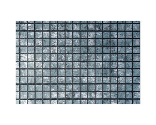 Пленка ПВХ 1,65х25,00м "Haogenplast Matrix",Silver Black Strips-3D,мозаика  с черной затиркой
