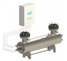 Ультрафиолетовая установка УФУ-150, 150 м3/ч, AISI-321, 40мДж/см2