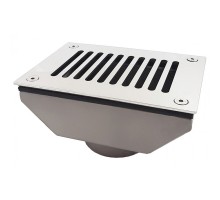 Форсунка переливного желоба (лотка)  (плитка) G2" (внутр.) нерж. ст. AISI-316